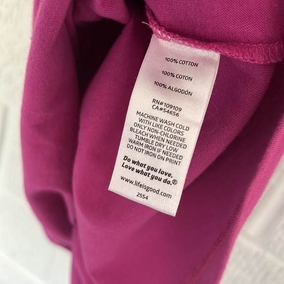 LIFE IS GOOD WOMENS CRUSHER TEE BEACH VIBES SIZE SMALL - Picture 6 of 8